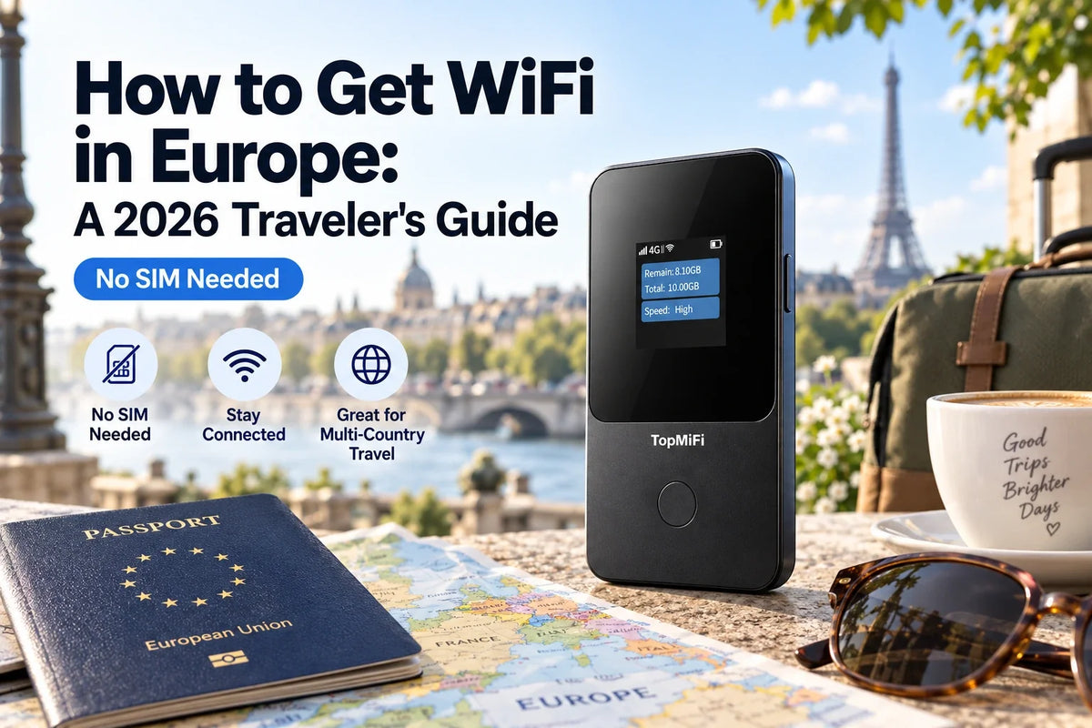 How to Get WiFi in Europe: A 2026 Traveler's Guide (No SIM Needed)