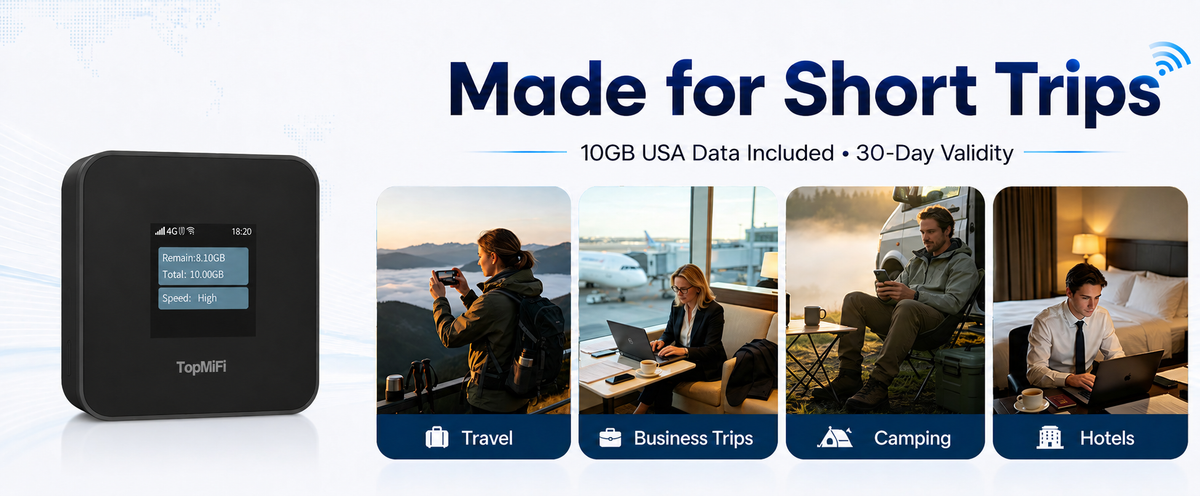 TD20 — made for short trips: travel, business, camping, hotels