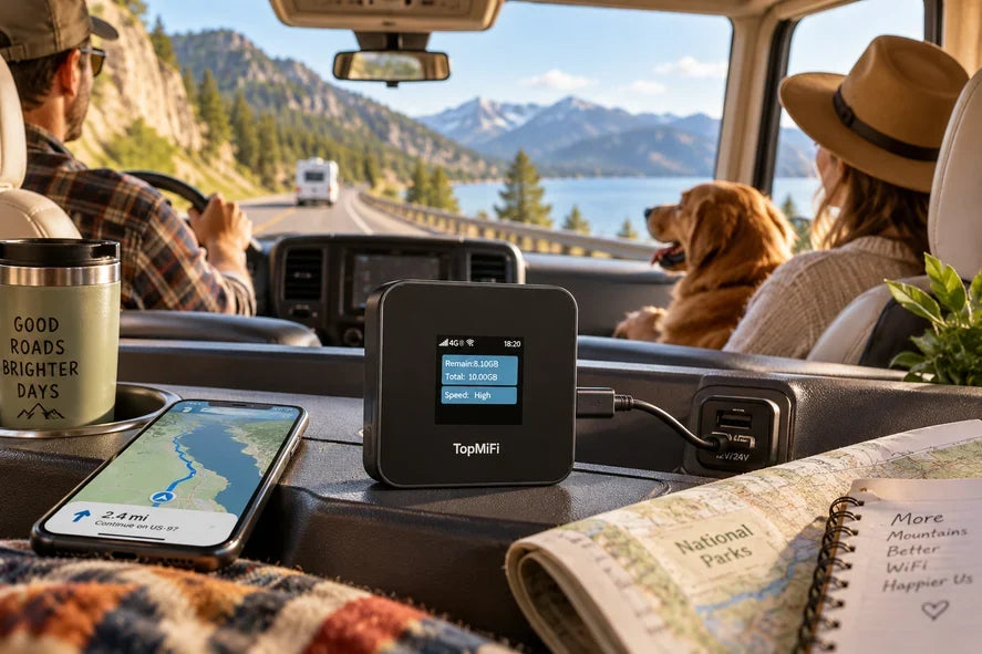 The Best WiFi for Road Trips & RV Travel: In-Car Hotspot Guide (2026)