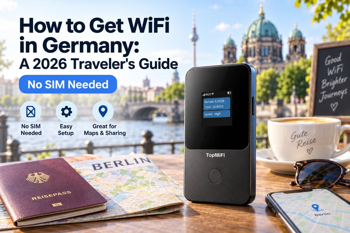 How to Get WiFi in Germany: A 2026 Traveler's Guide (No SIM Needed)