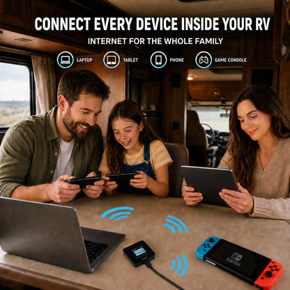 4G LTE Portable WiFi Hotspot for Travel No SIM Needed No Contract