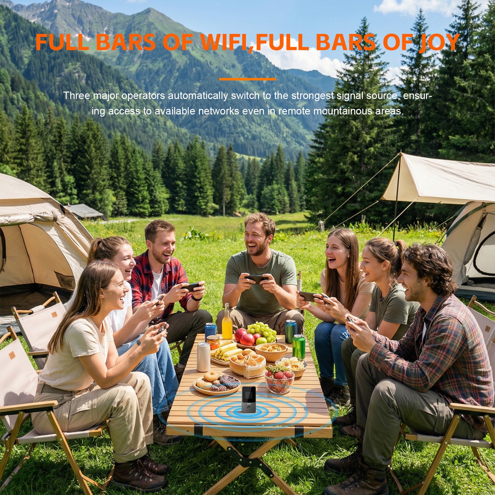 Portable WiFi Hotspot for Travel No SIM Needed No Contract