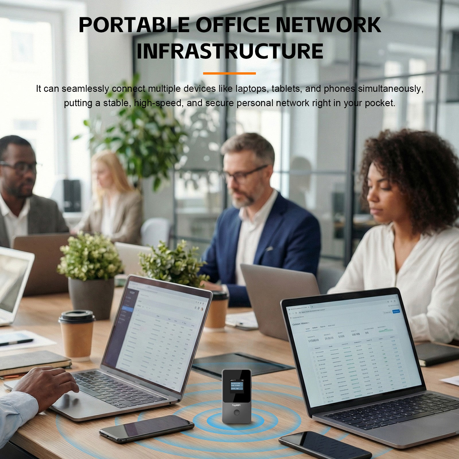 Portable WiFi Hotspot for Travel No SIM Needed No Contract